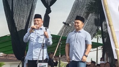 Ribuan Warga Kubu Raya Hadiri Deklarasi Pasangan Rusman-Fachri (RAMA)