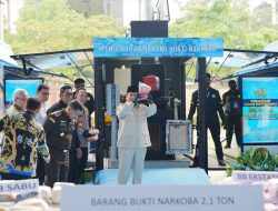 Presiden Prabowo Pimpin Pemusnahan 214 Ton Narkoba, Kapolri: Wujud Komitmen Asta Cita